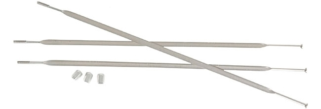 Sram S80 Speiche Silber 236 Mm Vorne 3 Stueck Mit Nippeln 3 Sram S80 Speiche Silber 236 Mm Vorne 3 Stueck Mit Nippeln