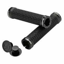 Sram Griffgummi Locking Grips Schwarz