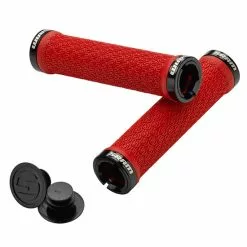Sram Griffgummi Locking Grips Rot