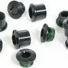 Sram Road Kettenblattschrauben Set Alu Schwarz M8,5x7 Mm + 9 Mm Huelse 5 Stueck -Innenlager Verkaufsladen 25525 0 Kettenblattschrauben Sram Rennrad Alu
