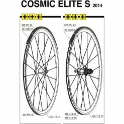 Mavic Cosmic Elite S Ersatzspeiche VR - HR 285 Mm 2011-14