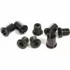 Sram MTB Kettenblattschrauben M8,5x7 + 9mm Huelse Stahl Schwarz Je 4 Stueck