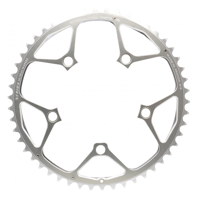 TA Specialite Nerius Kettenblatt Campa 10 Fach Compact Silber 110 Lk Aussen 50 Zaehne 3 TA Specialite Nerius Kettenblatt Campa 10 Fach Compact Silber 110 Lk Aussen 50 Zaehne