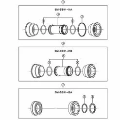 Shimano Distanzring 2,5 Mm Fuer SM-BB91-42A Press-Fit Innenlager -Innenlager Verkaufsladen 56147 1
