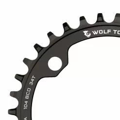 Wolf Tooth Drop Stop A Kettenblatt - Lochkreis 104mm 9-12 Fach 34 Zaehne -Innenlager Verkaufsladen 57229 2