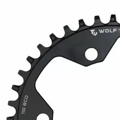 Wolf Tooth Drop Stop B Kettenblatt - Road / Gravel / CX Lochkreis 110mm 9-12 Fach 44 Zaehne -Innenlager Verkaufsladen 57263 1