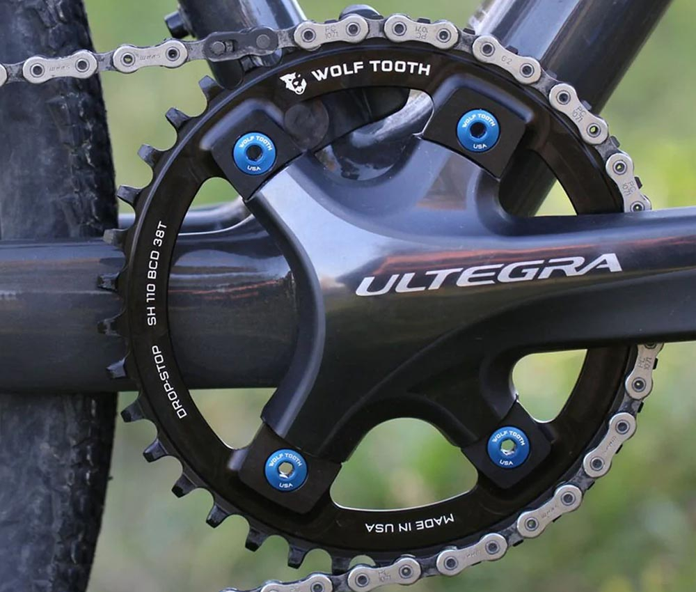 Wolf Tooth Drop Stop B Kettenblatt - Shimano Lochkreis 110mm Asymmetrisch 9-12 Fach 36 Zaehne 6 Wolf Tooth Drop Stop B Kettenblatt - Shimano Lochkreis 110mm Asymmetrisch 9-12 Fach 36 Zaehne – Bild 4