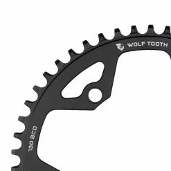 Wolf Tooth Drop Stop B Kettenblatt - Road / Gravel / CX Lochkreis 130mm 9-12 Fach 52 Zaehne -Innenlager Verkaufsladen 57296 2