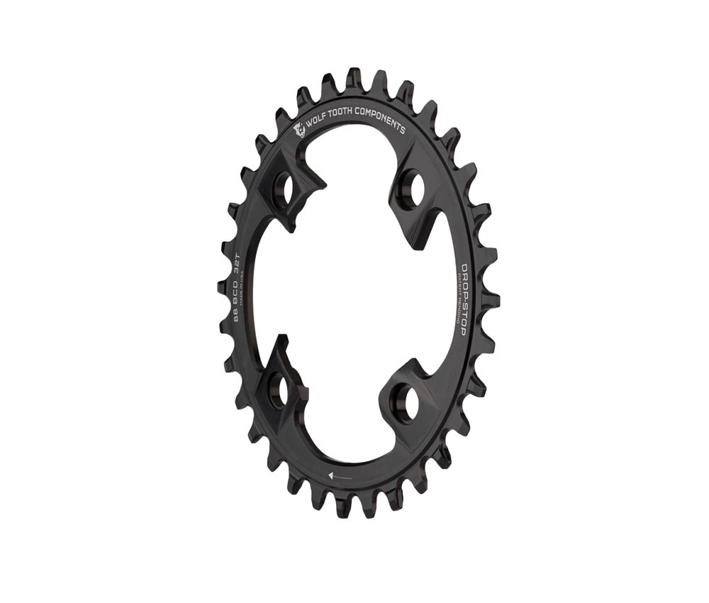 Wolf Tooth Drop Stop A Kettenblatt - Shimano XTR FC-M985 Lochkreis 88mm 9-12 Fach 32 Zaehne 3 Wolf Tooth Drop Stop A Kettenblatt - Shimano XTR FC-M985 Lochkreis 88mm 9-12 Fach 32 Zaehne