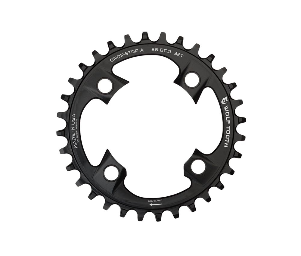 Wolf Tooth Drop Stop A Kettenblatt - Shimano XTR FC-M985 Lochkreis 88mm 9-12 Fach 32 Zaehne 4 Wolf Tooth Drop Stop A Kettenblatt - Shimano XTR FC-M985 Lochkreis 88mm 9-12 Fach 32 Zaehne – Bild 2