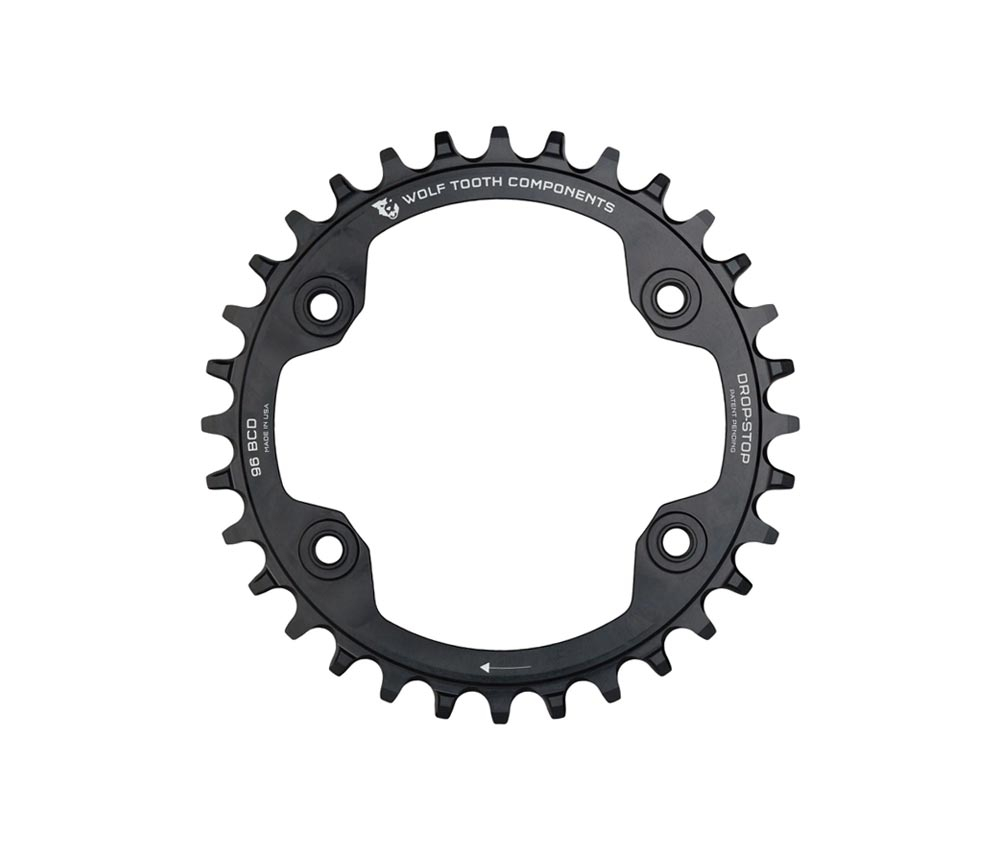 Wolf Tooth Drop Stop A Kettenblatt - Shimano XTR Lochkreis 96mm Asymmetrisch 9-12 Fach 30 Zaehne 4 Wolf Tooth Drop Stop A Kettenblatt - Shimano XTR Lochkreis 96mm Asymmetrisch 9-12 Fach 30 Zaehne – Bild 2