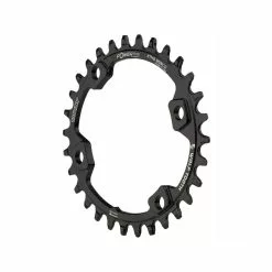 Wolf Tooth Drop Stop A Oval Kettenblatt - Shimano XT / SLX / Deore Lochkreis 96mm 9-12 Fach 32 Zaehne
