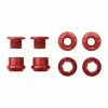 Wolf Tooth Kettenblattschrauben Set - M8x6mm 1-fach 4-Arm Aluminium Rot -Innenlager Verkaufsladen 57408 0 Wolf Tooth Chainbolts 4CBCN06RED