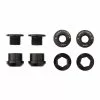 Wolf Tooth Kettenblattschrauben Set - M8x6mm 1-fach 4-Arm Aluminium Schwarz -Innenlager Verkaufsladen 57412 0 Wolf Tooth Chainbolts 4CBCN06BLK
