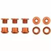 Wolf Tooth Kettenblattschrauben Set - M8x6mm 1-fach 5-Arm Aluminium Orange -Innenlager Verkaufsladen 57419 0 Wolf Tooth Chainbolts 5CBCN06ORG