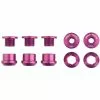 Wolf Tooth Kettenblattschrauben Set - M8x6mm 1-fach 5-Arm Aluminium Violett -Innenlager Verkaufsladen 57425 0 Wolf Tooth Chainbolts 5CBCN06PRP