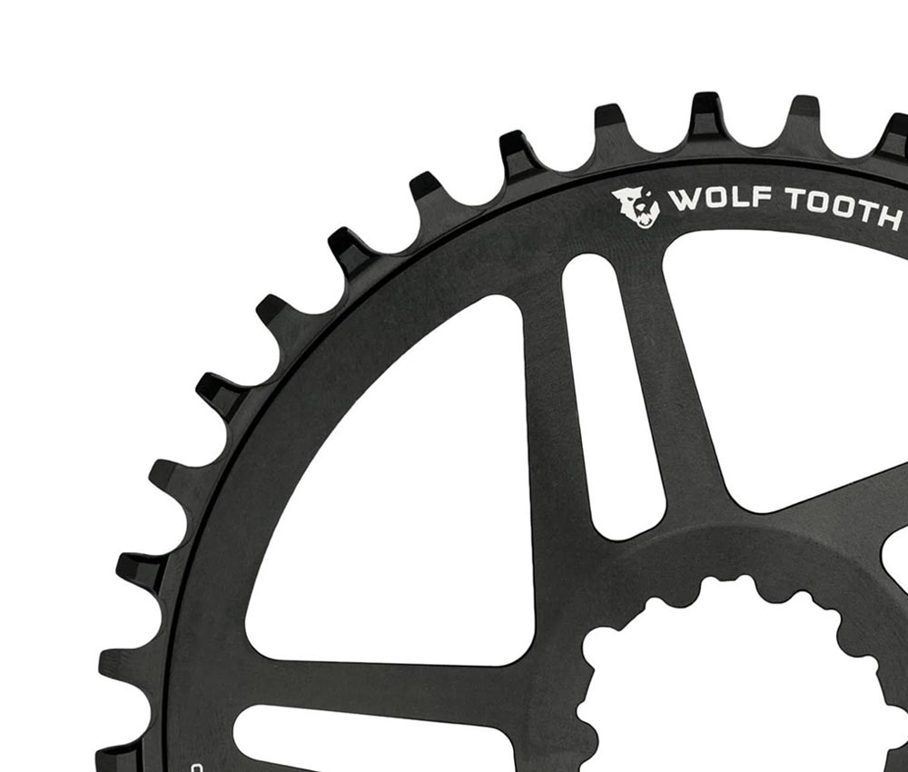 Wolf Tooth Drop Stop B Kettenblatt - Sram Direct Mount 6mm Offset 9-12 Fach 38 Zaehne 5 Wolf Tooth Drop Stop B Kettenblatt - Sram Direct Mount 6mm Offset 9-12 Fach 38 Zaehne – Bild 3