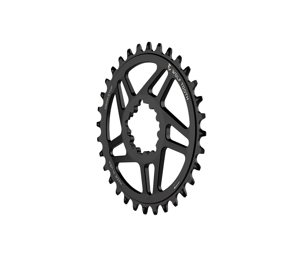 Wolf Tooth Drop Stop A Kettenblatt - Sram Direct Mount 3mm Offset 9-12 Fach 30 Zaehne 3 Wolf Tooth Drop Stop A Kettenblatt - Sram Direct Mount 3mm Offset 9-12 Fach 30 Zaehne