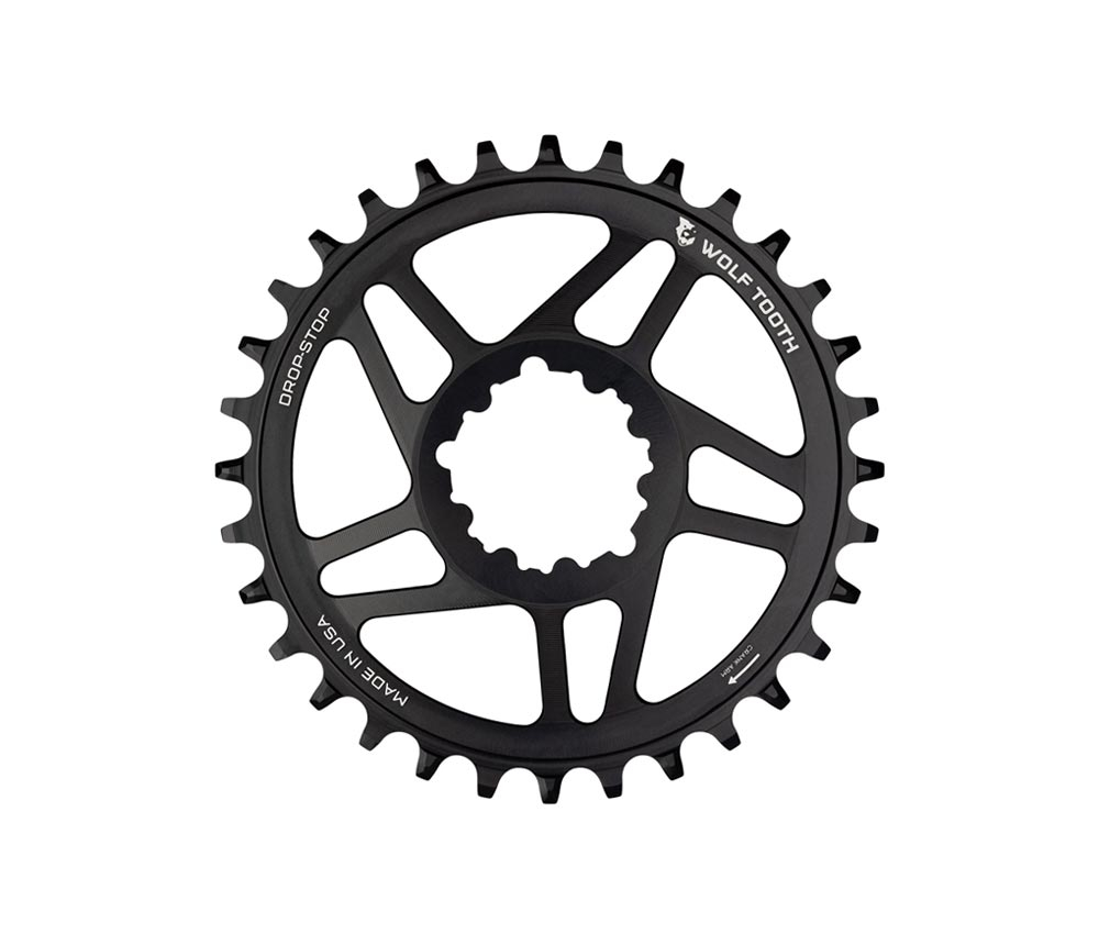 Wolf Tooth Drop Stop A Kettenblatt - Sram Direct Mount 3mm Offset 9-12 Fach 32 Zaehne 4 Wolf Tooth Drop Stop A Kettenblatt - Sram Direct Mount 3mm Offset 9-12 Fach 32 Zaehne – Bild 2