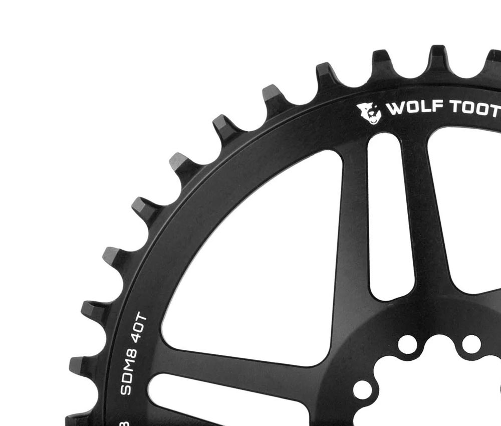 Wolf Tooth Drop Stop B Kettenblatt - Sram 8-Loch Direct Mount 6mm Offset 9-12 Fach 40 Zaehne 5 Wolf Tooth Drop Stop B Kettenblatt - Sram 8-Loch Direct Mount 6mm Offset 9-12 Fach 40 Zaehne – Bild 3