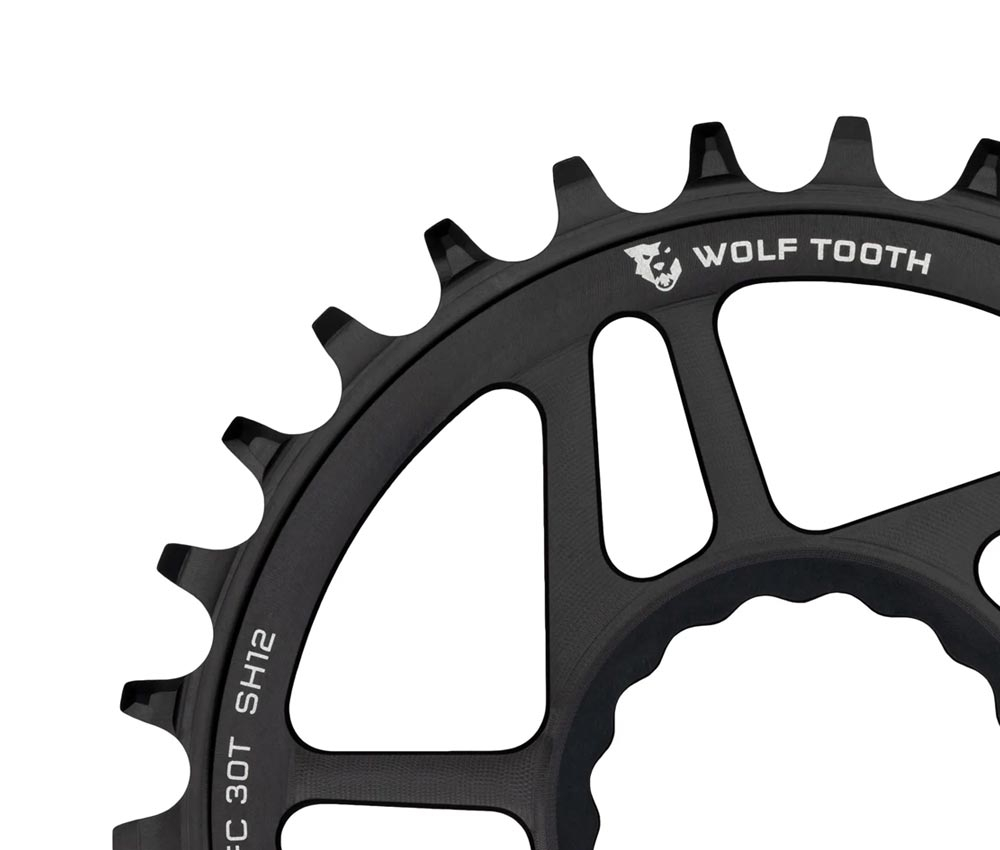 Wolf Tooth Drop Stop ST Kettenblatt - Race Face Cinch Direct Mount 3mm Offset HG+ 12-fach 30 Zaehne 5 Wolf Tooth Drop Stop ST Kettenblatt - Race Face Cinch Direct Mount 3mm Offset HG+ 12-fach 30 Zaehne – Bild 3
