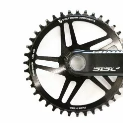 Wolf Tooth Drop Stop B Kettenblatt - Cannondale Road / Gravel / CX Direct Mount 9-12 Fach 42 Zaehne -Innenlager Verkaufsladen 57931 3