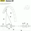 Mavic Deemax DH Hinterrad QRM Auto | Ersatzachse 12x157 Mm -Innenlager Verkaufsladen 58421 0 ERsatzteil Mavic Deemax DH
