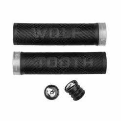 Innenlager Verkaufsladen 12 Wolf Tooth Echo Lenkergriffe - 132x32mm Schraubbar Aluminium Silber