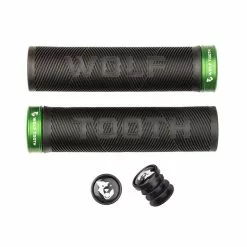 Wolf Tooth Echo Lenkergriffe - 132x32mm Schraubbar Aluminium Gruen